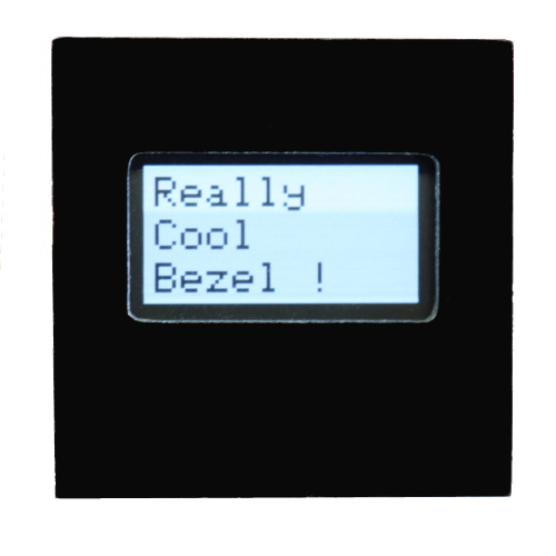 128x64 OLED ssd1306 black bezel with OLED