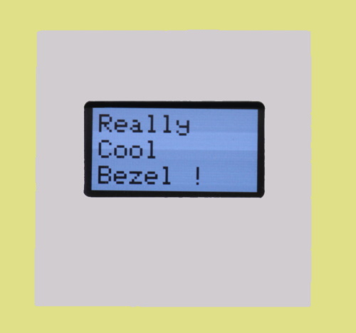 128x64 OLED ssd1306 white bezel with OLED