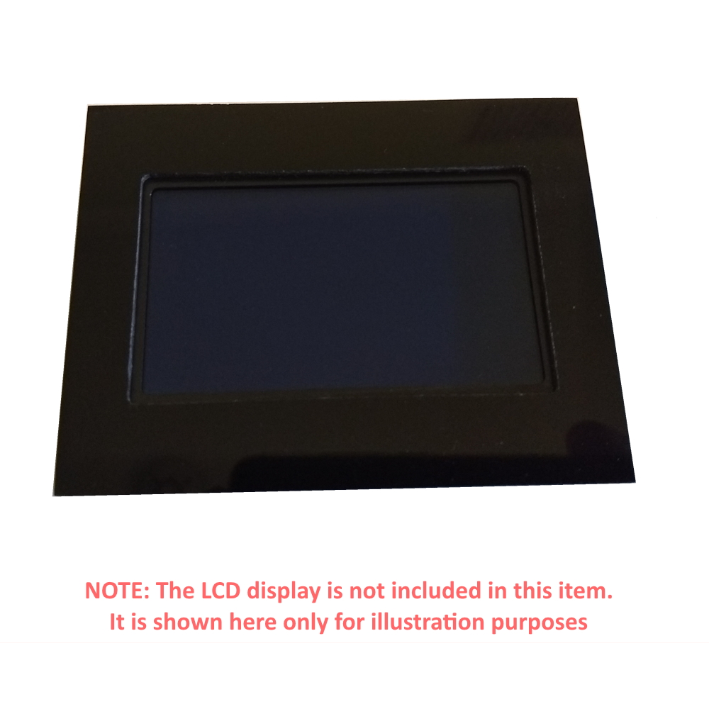 A Bezel to fit 128x64 LCD displays. Made in the UK