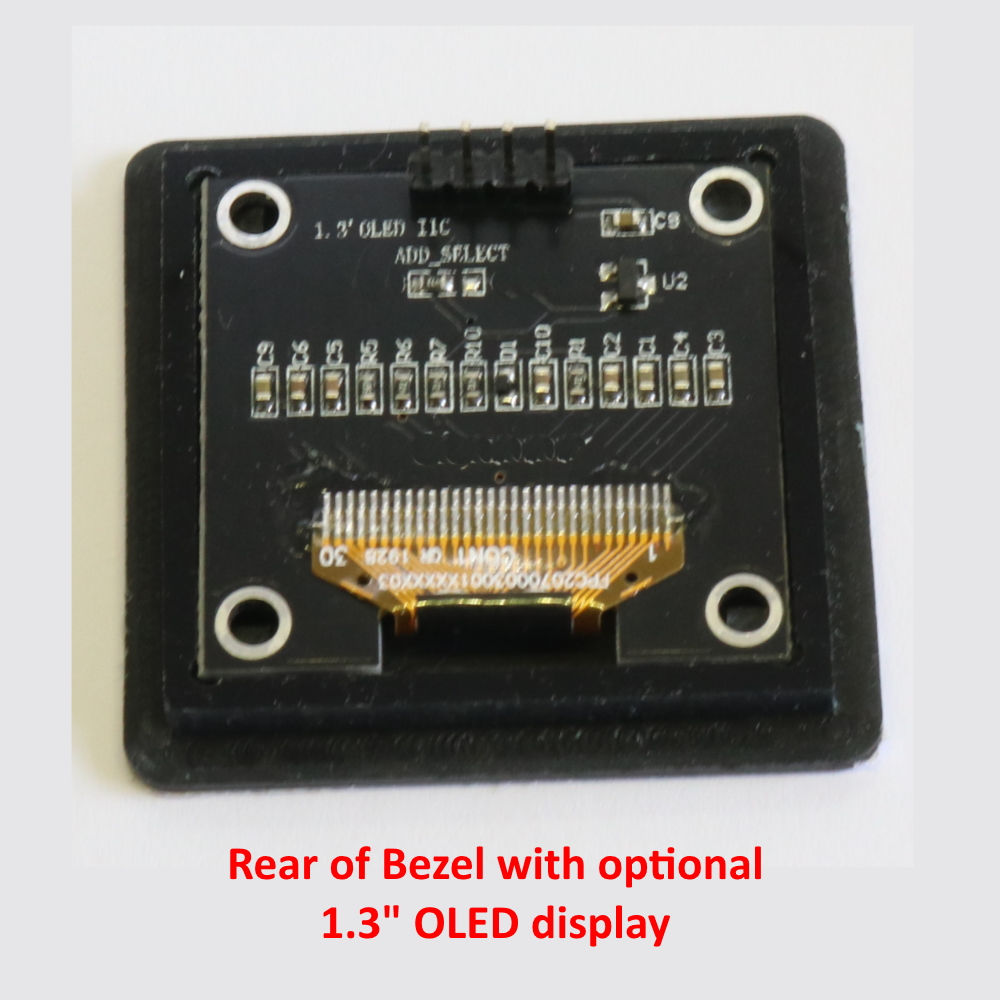 pic4 1.3 inch 128x64 OLED display module in our bezel