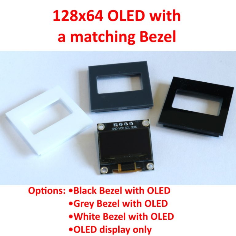 Display Bezels for Arduino, PI, other electronic projects