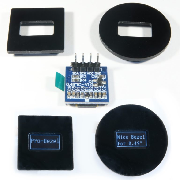 Display Bezels for Arduino, PI, other electronic projects