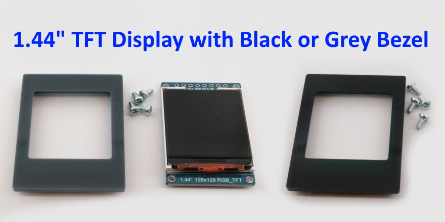 Bezel for 1.44 inch TFT, with optional Display