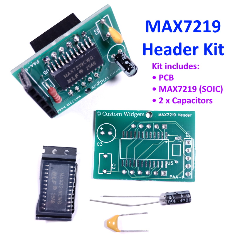 max7219 assembled